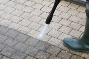 Brick and concrete cleaning