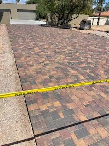 Before and after power washing