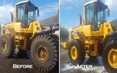 Professional heavy equipment cleaning