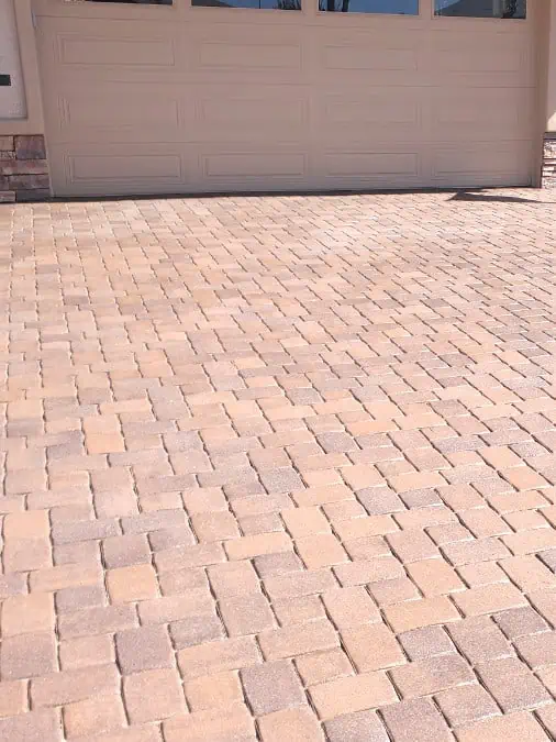 Power washing completed project