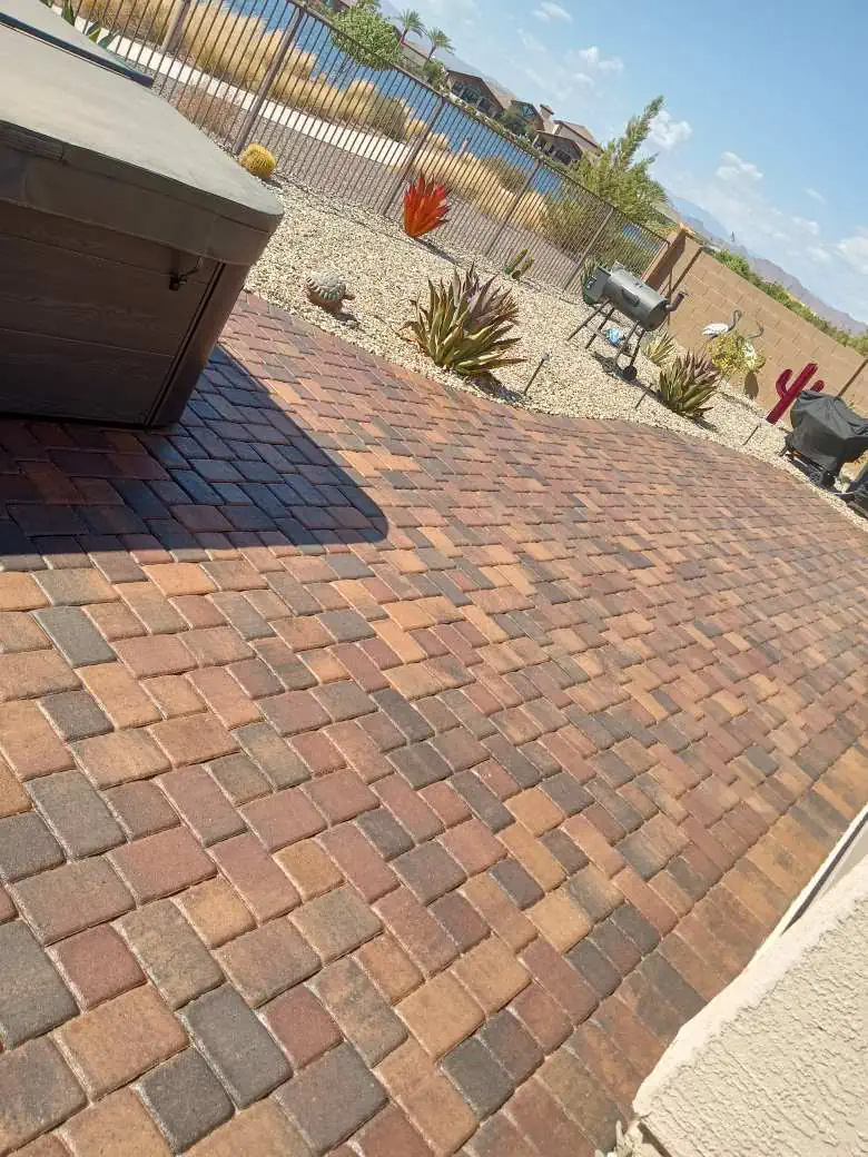 Professional pressure washing results
