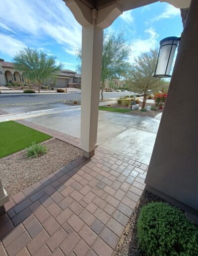 Verrado Buckeye paver cleaning results