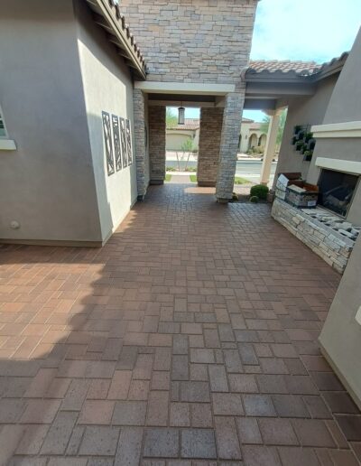 Buckeye paver cleaning before and after